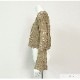 トップス ニット メッシュ 長袖 ラウンドネック ショート丈 春服 夏服 新作 JOCOSA 7250