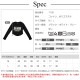 ロンT ロゴ ショート丈 カットソー Tシャツ トップス 長袖 薄手 秋 春 ラウンドネック リブ スリット カジュアル シンプル ストリート レトロ Y2K 韓国ファッション 大人 レディース ブラック ホワイト グレー M L JOCOSA 7158