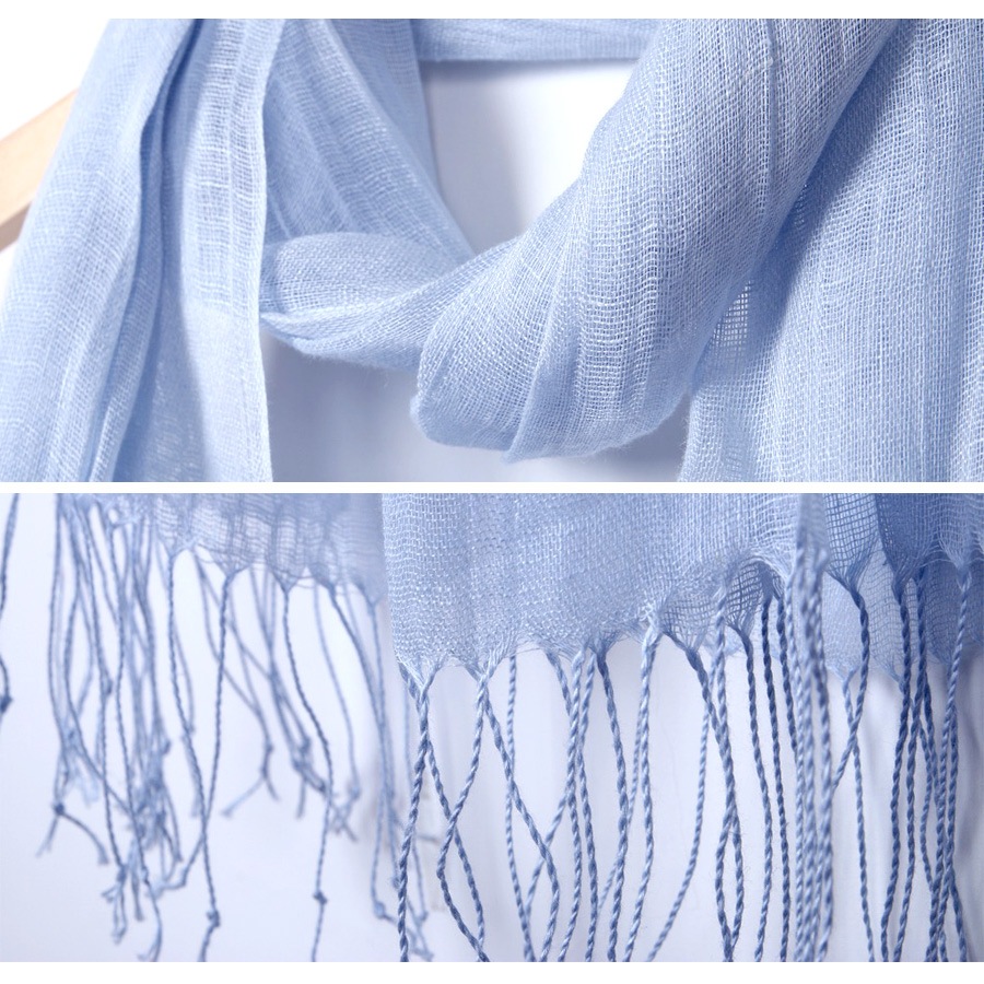 ストール レディース 大判 リネン100% 麻 天然素材 薄手 上品 無地 春 夏 秋 冬 ショール 羽織 紫外線対策UVカットエアリー 大人 JOCOSA 8493 送料無料 即納