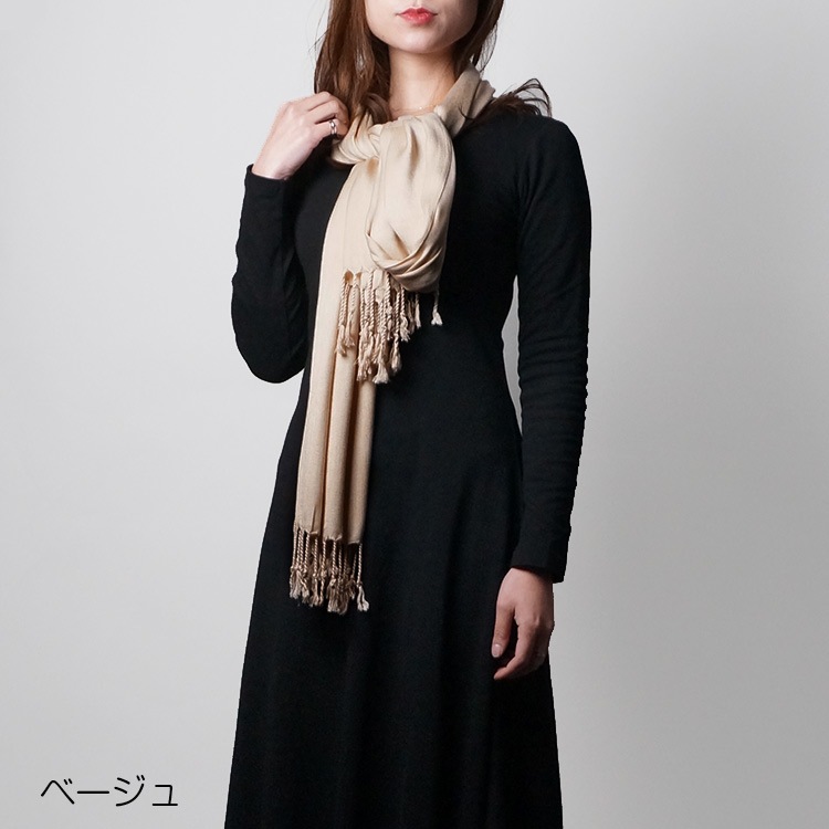 ストール レディース 大判 マフラー 薄手 上品 無地 春 夏 秋 冬 ショール 羽織 ひざ掛け ブランケット 防寒 大人 イエローグリーン ブルー ラベンダー ピンク グレー ブラック JOCOSA 送料無料 即納 8495