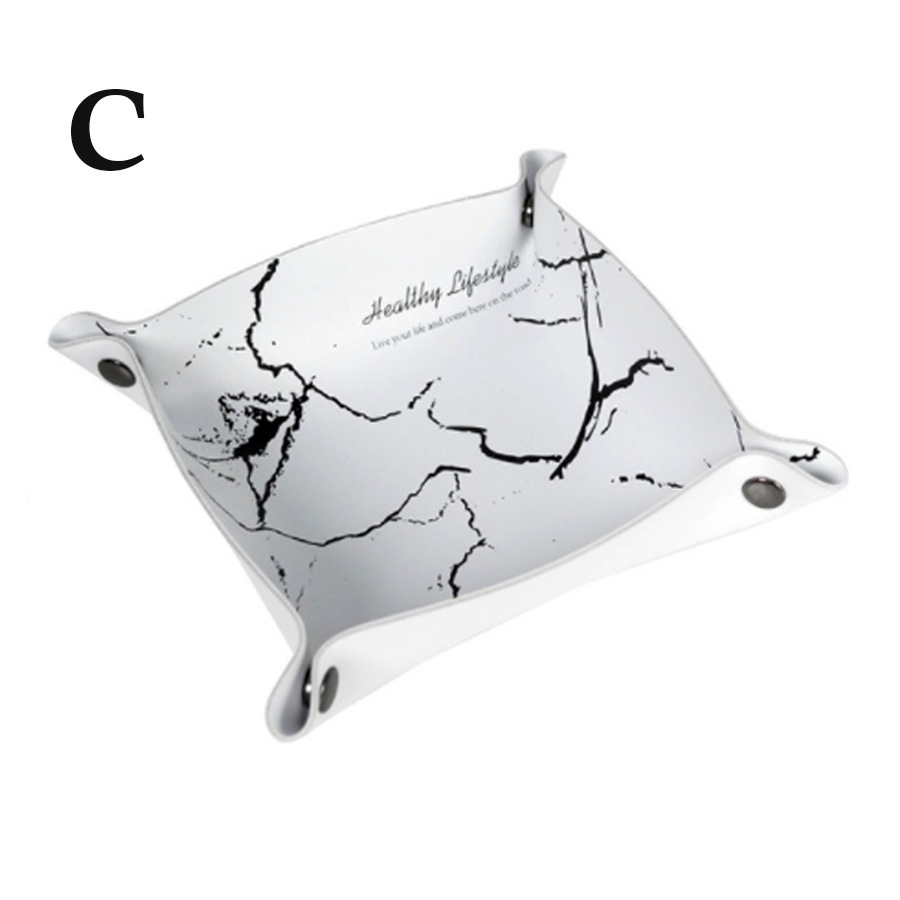 レザートレイ 小物入れ インテリア 雑貨 おしゃれ マルチトレー 革小物 アクセサリー収納 整理整頓 マルチトレー かわいい 正方形 春 夏 秋 冬 新作 16cm 千鳥柄 大理石柄 ゼブラ柄 ブラック 黒 ゴールド 金 JOCOSA 9014