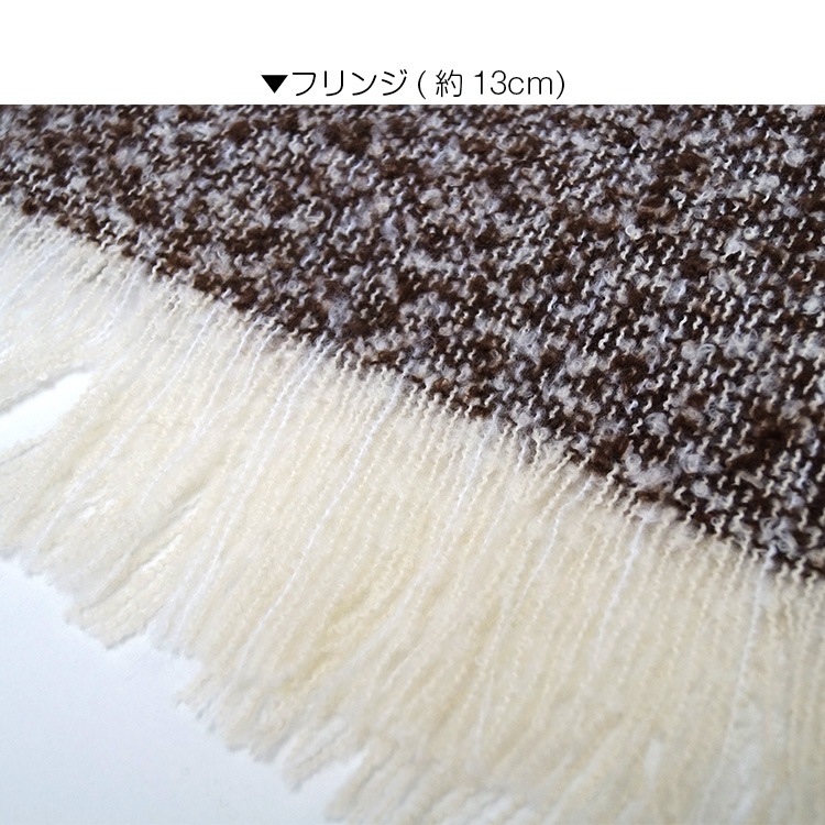 ストール 大判 レディース ボーダー ニット ヴィンテージ マフラー ざっくり編み マルチボーダー 起毛 春 夏 秋 冬 ショール羽織 ひざ掛け フリンジ 防寒 ピンク パープル ブルー ワインレッド JOCOSA 送料無料 即納 8612