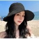 バケットハット リボン 小顔効果 日よけ UVケア 帽子 つば広 JOCOSA 9452