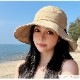 バケットハット リボン 小顔効果 日よけ UVケア 帽子 つば広 JOCOSA 9452