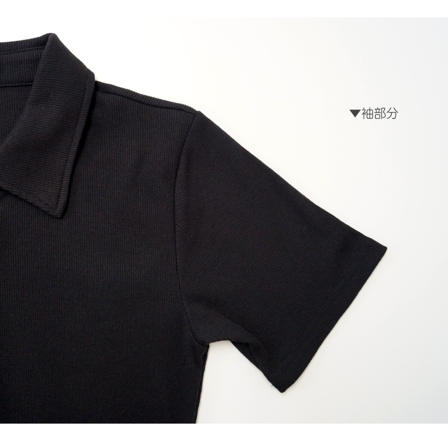 ポロシャツリボンミニワンピース レディース 春夏秋冬 新作 半袖 ラップスカート風 ショート丈 無地 ボタン タイト セクシー シンプル スポーティー 大人可愛い 韓国風 韓流 ブラック 黒 ピンク SML JOCOSA 8837 送料無料 即納