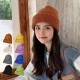 ニット帽 キャップ 厚手 リブニット 無地 2way 韓国ファッション レディース 秋冬 プチプラ シンプル 人気 大人 おしゃれ 新作 ブラック 黒 グレー 灰 アイボリー グリーン 緑 ブルー 青 イエロー 黄色 パープル 紫 ブラウン 茶 フリーサイズ JOCOSA 9405