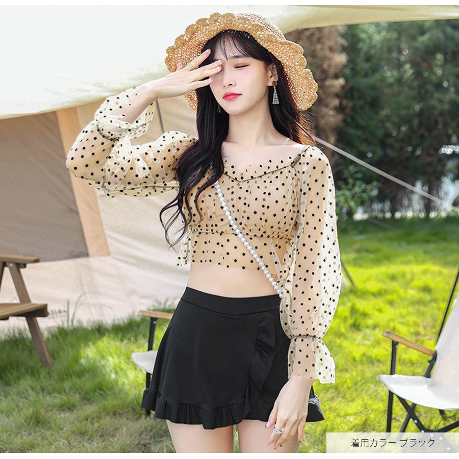 ◆水着 スリーピース パッド付き 韓国 スプリットスカート swimwear-04_1.jpg