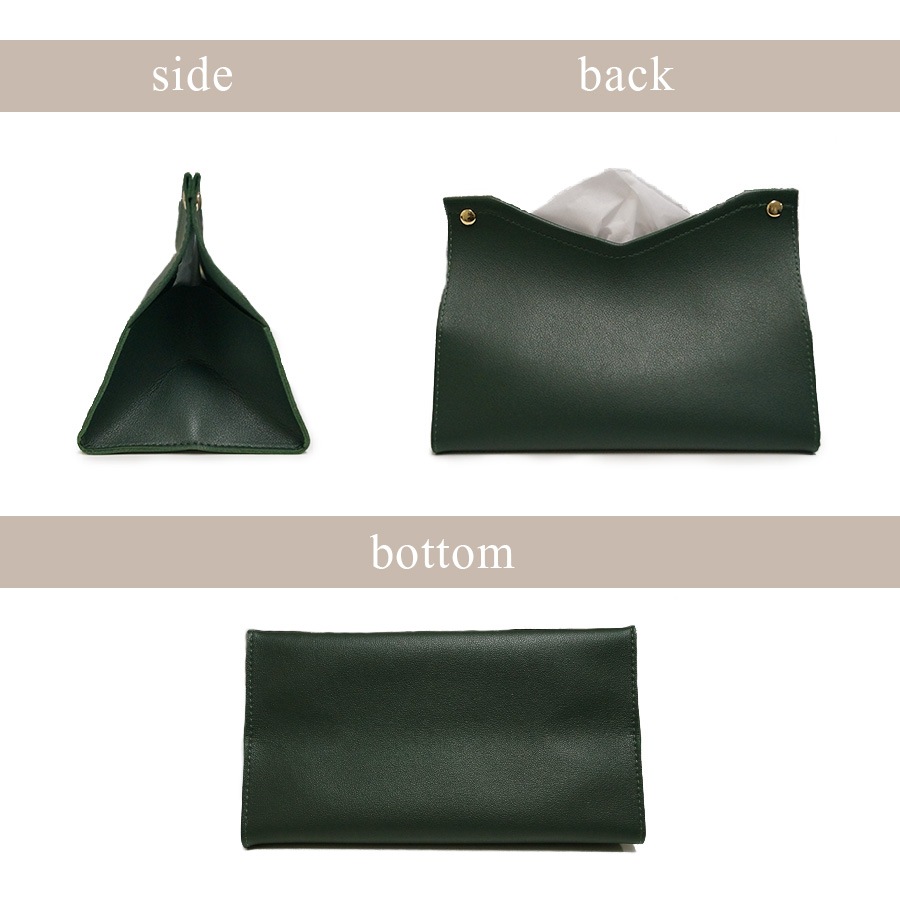 ティッシュケース ホーム シンプル インテリア 雑貨 プチプラ おしゃれ 収納 革小物 英文字 かわいい 春 夏 秋 冬 新作 マスタード ピンク グリーン 緑 ネイビー ワインレッド 赤 グレー JOCOSA 9016