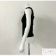 トップス ノースリーブ クルーネック 伸縮 韓国ファッション JOCOSA 7255