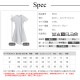 アシンメトリーフレアＴシャツワンピース レディース 春夏秋冬 新作 半袖 ミニ 無地 サイドギャザー シンプル カジュアル おしゃれ 大人可愛い 韓国風 韓流 ブラック 黒 グレー SML JOCOSA 8844 送料無料 即納