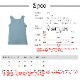 トップス ノースリーブ ニット タンクトップ ラウンドネック ミディ丈 伸縮 韓国ファッション レディース ML JOCOSA 7257