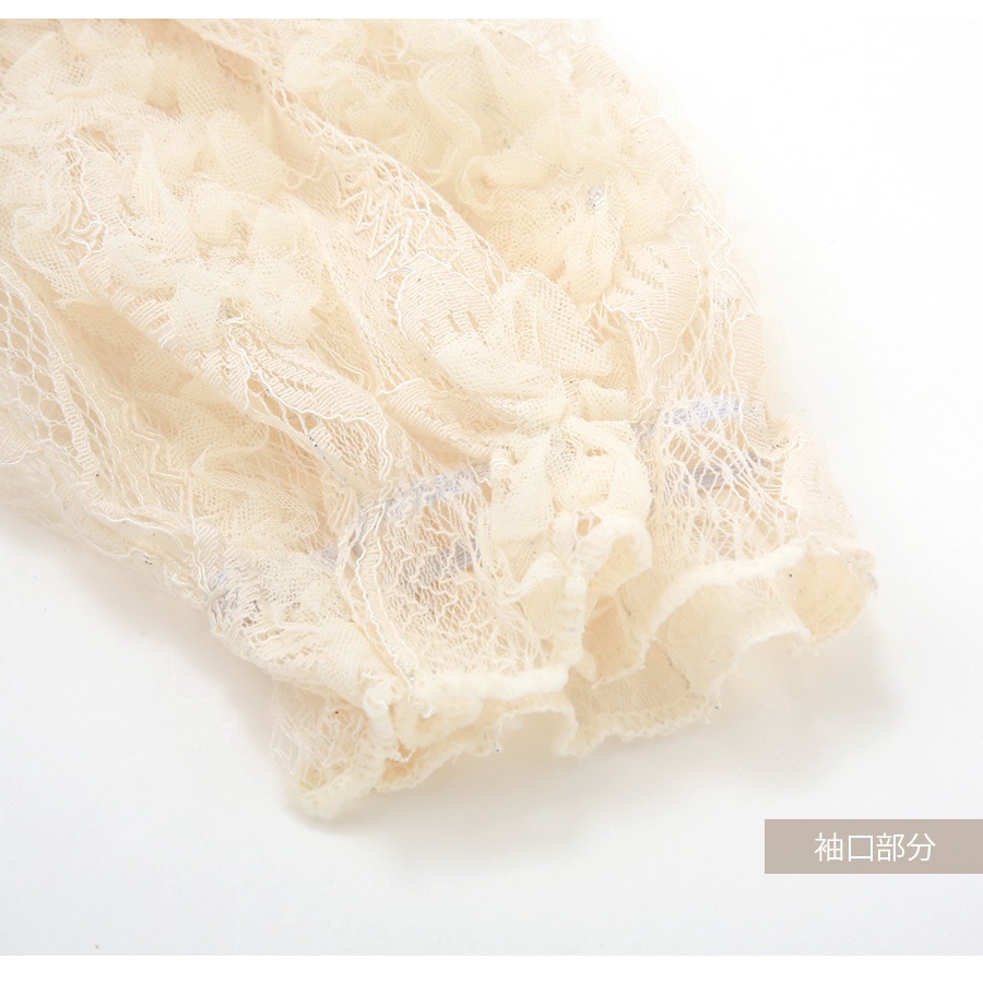 水着 ワンピース 体型カバー オフショル 半袖 レースアップ レース フリル パッド付き オールインワン レディース 春 夏 新作 ブラウン M L XL JOCOSA 9825