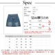 デニムスカート ミニスカート ボトムス ハイウエスト ポケット レディース 春 夏 秋 冬 新作 ブルー S M L XL JOCOSA 9141