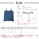 トップス ノースリーブ キャミソール スクエアネック ミディ丈 伸縮 韓国ファッション レディース ML JOCOSA 7260