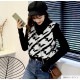 ニットベスト 格子 トップス 韓国ファッション 韓国 大人 Vネック シンプル ストリート レイヤード レディース 春 夏 秋 冬 新作 ブラック 黒 ブラウン 茶 フリーサイズ JOCOSA 7057