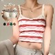 トップス ノースリーブ ニット ショート丈 タンクトップ リブニット レディース 春服 夏服 フリーサイズ JOCOSA 7261