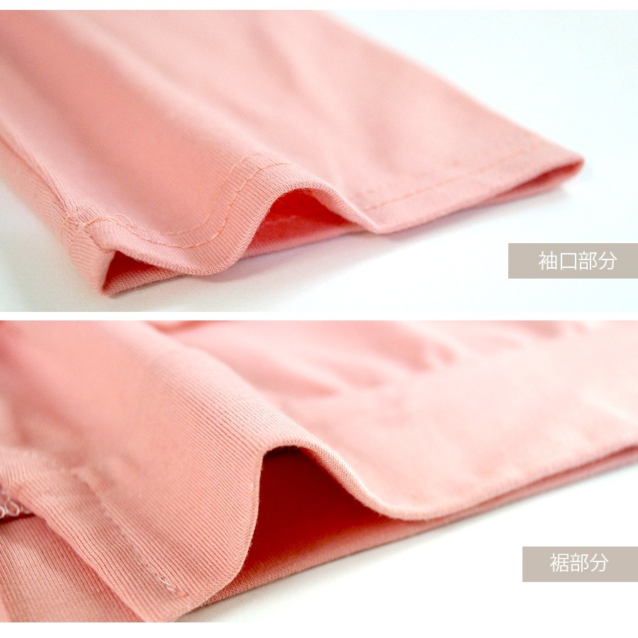 ロンT ロゴ 長袖 トップス ラウンドネック 春 夏 秋 Tシャツ カットソー スリット ベーシック シンプル カジュアル 韓国ファッション 大人 レディース ホワイト ピンク グリーン M L XL JOCOSA 7192