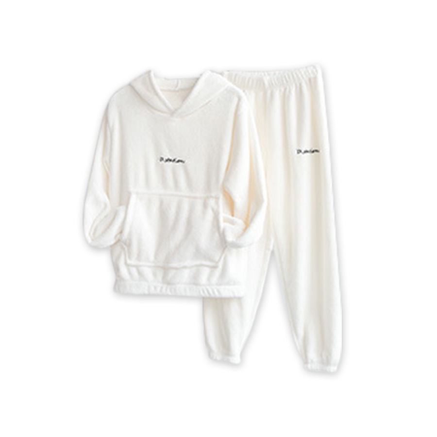 セットアップ ルームウェア ホーム パジャマ 韓国ファッション 長袖 フリース 上下セット もこもこ スウェット フード おしゃれ 春 秋 冬 レディース 新作 ブラック 黒 グレー 灰 ブラウン 茶 ブルー 青 レッド 赤 ピンク 桃 ホワイト 白 フリーサイズ JOCOSA 8433