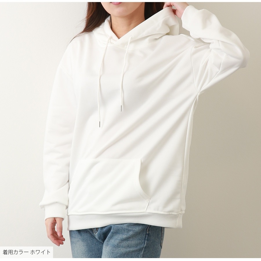 パーカー 無地 薄手 長袖 シンプル トップス フード 春 秋 カジュアル 韓国ファッション 大人 レディース ホワイト ブラック グレー ネイビー ブルー ラベンダー ワインレッド ダークグレー イエロー レッド グリーン ベージュ M L JOCOSA 7190