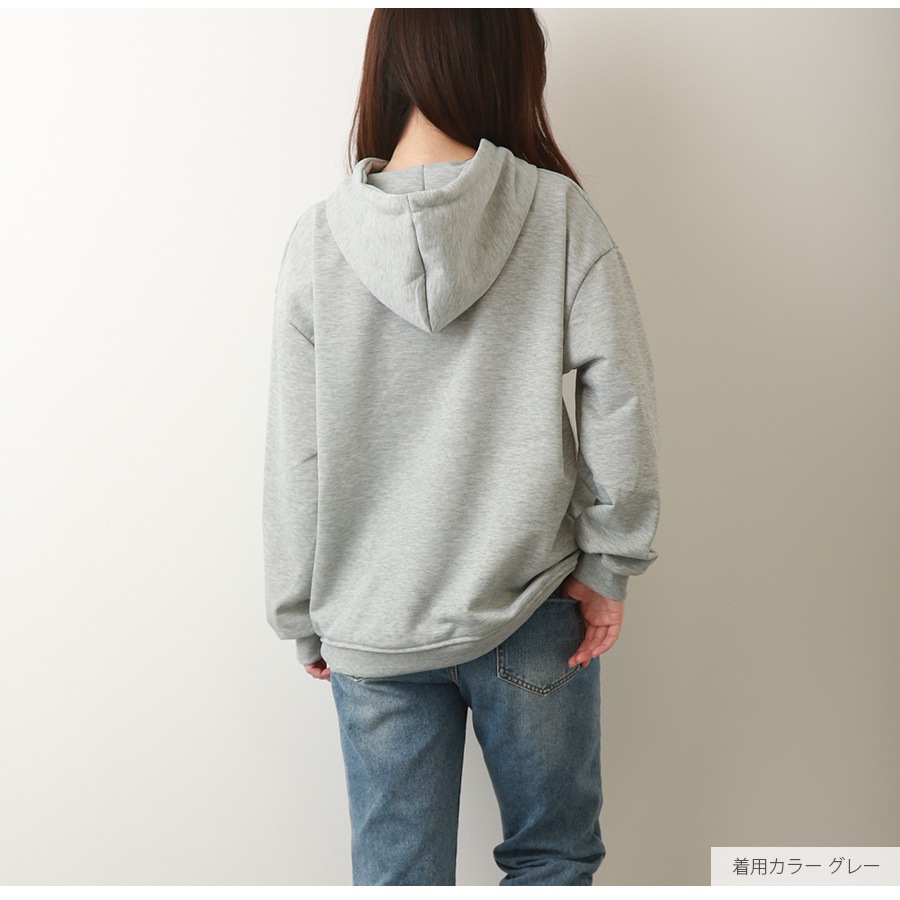 パーカー 無地 薄手 長袖 シンプル トップス フード 春 秋 カジュアル 韓国ファッション 大人 レディース ホワイト ブラック グレー ネイビー ブルー ラベンダー ワインレッド ダークグレー イエロー レッド グリーン ベージュ M L JOCOSA 7190