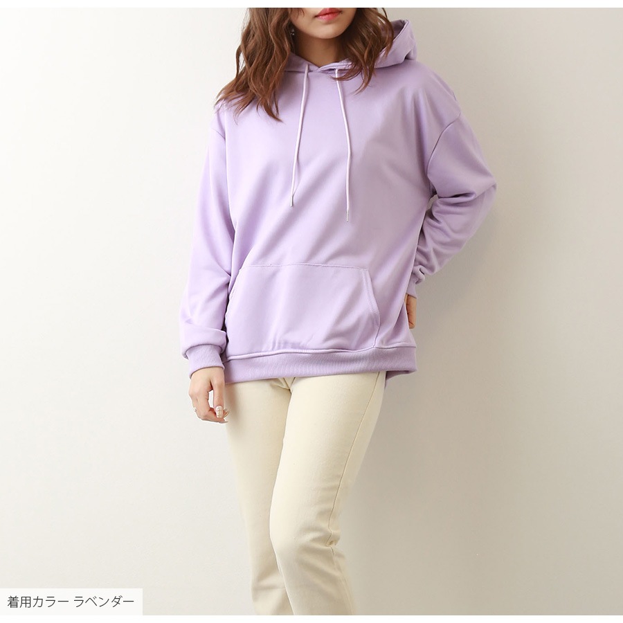 パーカー 無地 薄手 長袖 シンプル トップス フード 春 秋 カジュアル 韓国ファッション 大人 レディース ホワイト ブラック グレー ネイビー ブルー ラベンダー ワインレッド ダークグレー イエロー レッド グリーン ベージュ M L JOCOSA 7190
