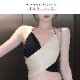 トップス ノースリーブ ニット ホルターネック  ショート丈 伸縮 韓国ファッション レディース フリーサイズ JOCOSA 7262
