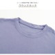 Tシャツ 無地 半袖 シンプル トップス ラウンドネック 春 夏 韓国ファッション レディース ホワイト アイボリー ライトベージュ オレンジ ラベンダー ブルー ターコイズブルー グリーン M L JOCOSA 7189