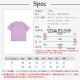 Tシャツ 無地 半袖 シンプル トップス ラウンドネック 春 夏 韓国ファッション レディース ホワイト アイボリー ライトベージュ オレンジ ラベンダー ブルー ターコイズブルー グリーン M L JOCOSA 7189