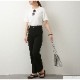 Tシャツ 無地 半袖 シンプル トップス ラウンドネック 春 夏 韓国ファッション レディース ホワイト アイボリー ライトベージュ オレンジ ラベンダー ブルー ターコイズブルー グリーン M L JOCOSA 7189