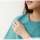 Tシャツ 無地 半袖 シンプル トップス ラウンドネック 春 夏 韓国ファッション レディース ホワイト アイボリー ライトベージュ オレンジ ラベンダー ブルー ターコイズブルー グリーン M L JOCOSA 7189