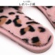 ファールームスリッパ レディース 春夏秋冬 新作 室内履き サンダル おしゃれ もこもこ レオパード柄 ヒョウ柄 歩きやすい 疲れにくい ぺたんこ ローヒール かわいい 韓国 韓国風 ピンク ブラウン アイボリー カーキ SML JOCOSA 8466 送料無料 即納