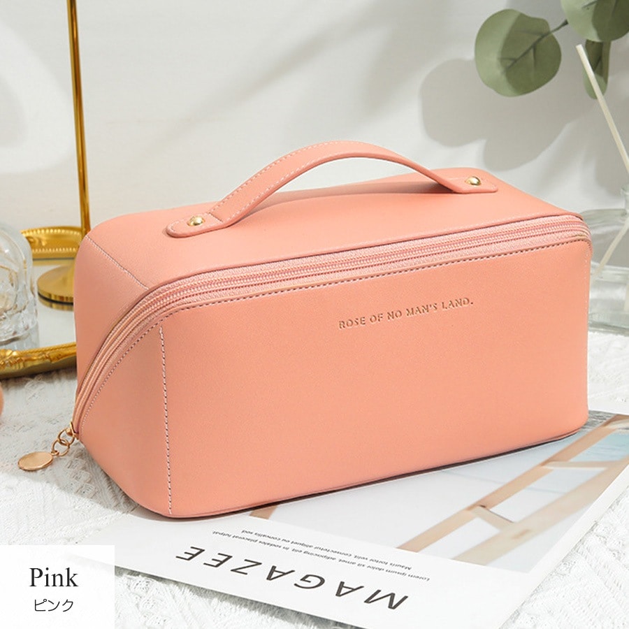 化粧ポーチ メイクポーチ 大容量 携帯用 コンパクト 小物入れ ポケット