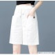 ショートパンツ 膝上 ポケット コットン タック カジュアル アウトドア スポーティー シンプル 無地 タグ 韓国ファッション レディース 新作 春 夏 秋 ブラック 黒 ホワイト 白 ベージュ 茶 M L JOCOSA 8199