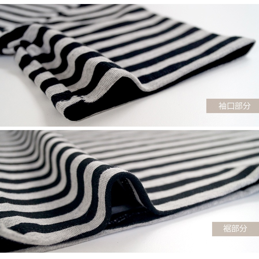 Tシャツ ボーダー 定番 トップス ラウンドネック 半袖 春 夏 ベーシック シンプル カジュアル 韓国ファッション 大人 レディース ブラック ブラウン グリーン M L XL JOCOSA 7186