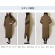 ワンピース レディース 長袖 ニット マキシ丈 ロング タートルネック 厚手 無地 スリット 秋 冬 シンプル ルームウェア ゆる カジュアル ブラック ブラウン ピンク 黒 茶色JOCOSA 即納 8294 あったかニット