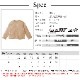 ジャケット ノーカラー キルティング 春 アウター スプリングアウター ブルゾン 長袖 ボタン ポケット コートイン 軽い 韓国ファッション 秋 冬 大人 シンプル カジュアル おしゃれ かわいい レディース ベージュ 茶 S M L JOCOSA 8369