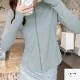 トップス スポーツウェア パーカー 長袖 ミディ丈 ジップアップ UVカット 指穴 薄手 伸縮 韓国ファッション レディース SML JOCOSA 8765
