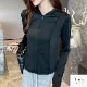 トップス スポーツウェア パーカー 長袖 ミディ丈 ジップアップ UVカット 指穴 薄手 伸縮 韓国ファッション レディース SML JOCOSA 8765