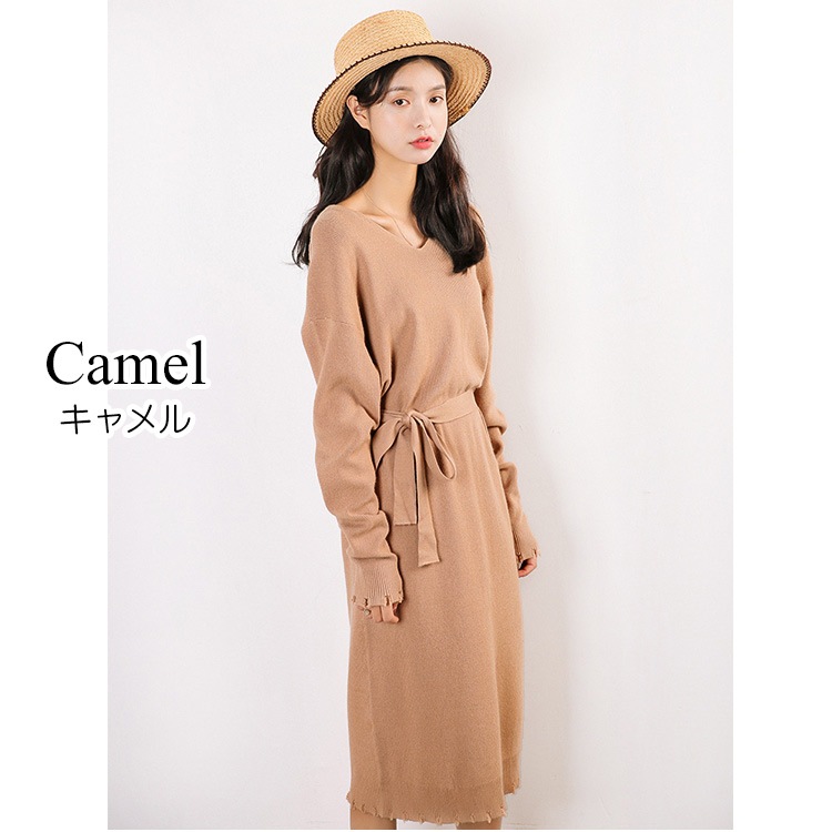 JOSEPH ニットワンピース　キャメル DRESSTERIOR（ドレステリア）の「◇キャメルブレンドニットワンピース