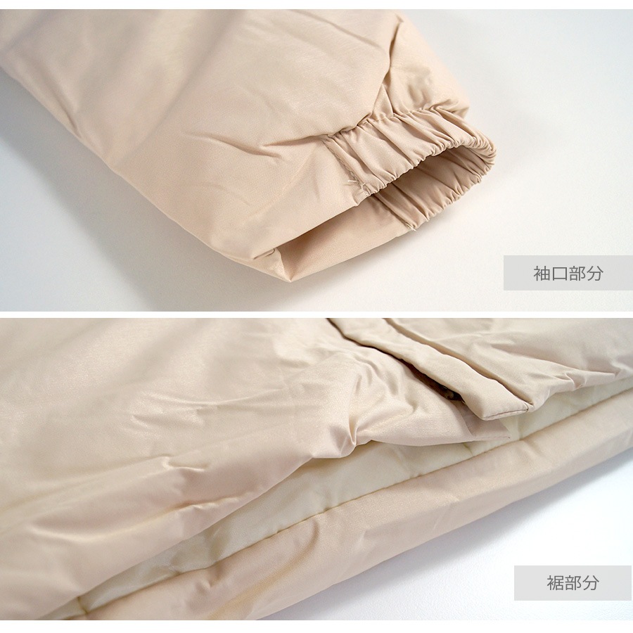 ダウン コート アウター ロング丈 長袖 ポケット ボタン ファスナー フード 取り外し 韓国ファッション おしゃれ レディース 秋 冬 新作 ブラック 黒 アイボリー 茶 S M L JOCOSA 8392