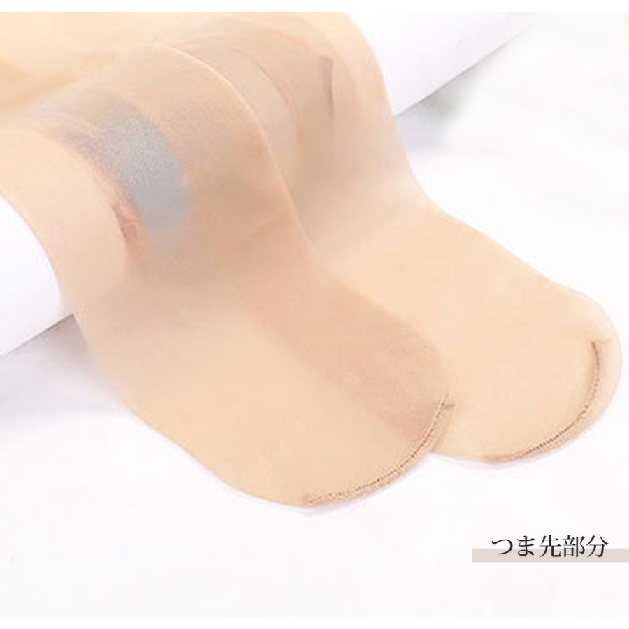 靴下 ソックス シアー シースルー 2足セット ストッキング ハイカット ハイソックス 快適 薄手 レディース フリーサイズ JOCOSA 9454