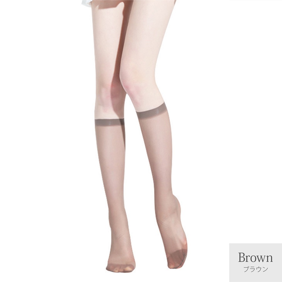 靴下 ソックス シアー シースルー 2足セット ストッキング ハイカット ハイソックス 快適 薄手 レディース フリーサイズ JOCOSA 9454