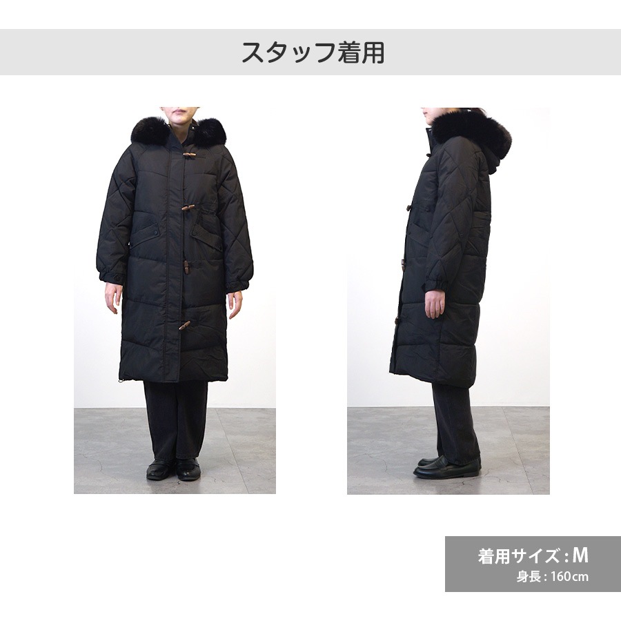 ダウン アウター フード付き ファー コート ダウンコート ロング 長袖 中綿 あったか 羽織 冬 秋 春 オフィス カジュアル ストリート ガーリー 韓国ファッション 大人 レディース 新作 ブラック アイボリー ブルー ラベンダー S M L JOCOSA 8393