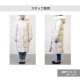 ダウン アウター フード付き ファー コート ダウンコート ロング 長袖 中綿 あったか 羽織 冬 秋 春 オフィス カジュアル ストリート ガーリー 韓国ファッション 大人 レディース 新作 ブラック アイボリー ブルー ラベンダー S M L JOCOSA 8393