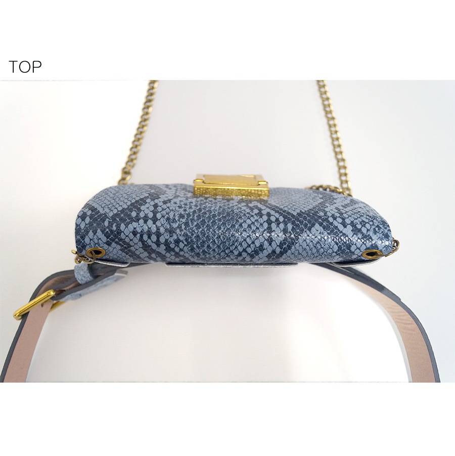 ウエストポーチ レディース ミニバッグ チェーンバッグ ベルトポーチ ベルトバッグ ウエストバッグ ベルト パイソン ヘビ柄 フェイクレザー ピンク グリーン ブルー ベージュ イエロー ワインレッド ブラウン ホワイト 白ブラック 黒 JOCOSA 8478 送料無料 即納