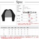 レイヤード風 ボーダー ドッキングトップス 長袖 タンクトップ カットソー トップス 韓国ファッション レディース 春 夏 秋 新作 ブラック　ホワイト M L XL JOCOSA 7201