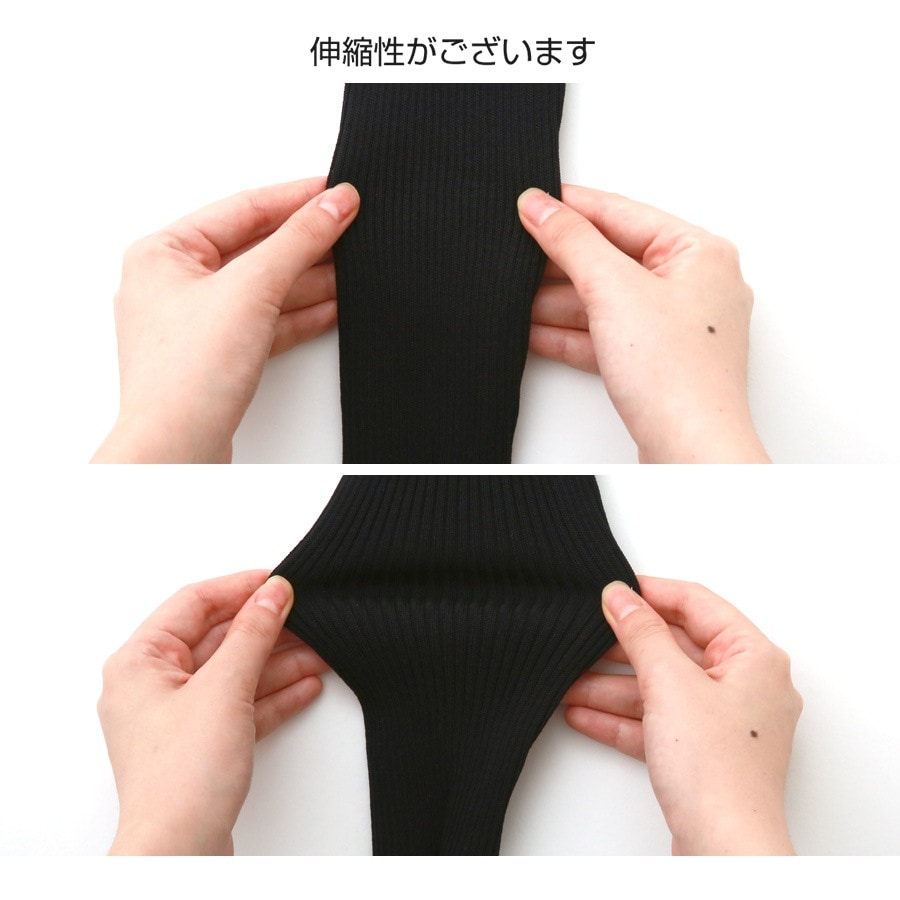 ニットワンピース バイカラー オフショル ひざ下丈 長袖　Vネック 2way スリット レディース 春 秋 冬 新作 ブラック フリーサイズ JOCOSA 9288
