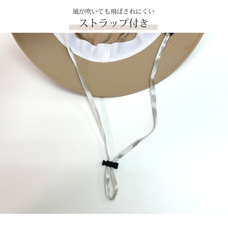 ハット バケットハット アジャスター 調節 日よけ UV 帽子 韓国 レディース JOCOSA 9456