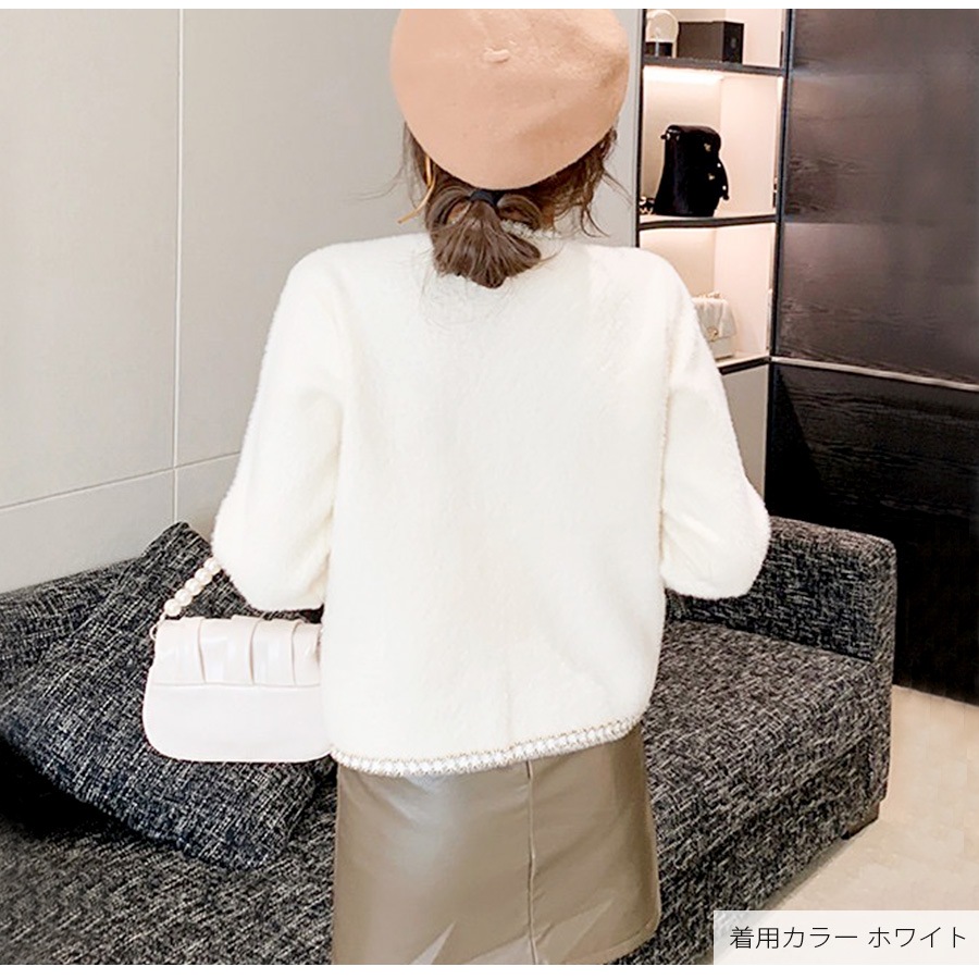ジャケット ノーカラー 春 アウター スプリングアウター ブルゾン 長袖 ボタン ポケット オフィスカジュアル 韓国ファッション 秋 大人 シンプル 上品 豪華 刺繍 レース おしゃれ かわいい レディース 新作 ブラック 黒 ホワイト 白 フリーサイズ JOCOSA 8371