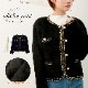ジャケット ノーカラー 春 アウター スプリングアウター ブルゾン 長袖 ボタン ポケット オフィスカジュアル 韓国ファッション 秋 大人 シンプル 上品 豪華 刺繍 レース おしゃれ かわいい レディース 新作 ブラック 黒 ホワイト 白 フリーサイズ JOCOSA 8371